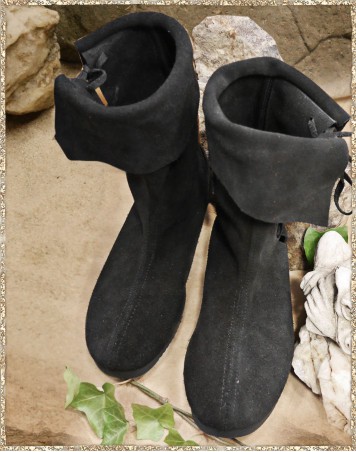 Mittelalterstiefel schwarz 